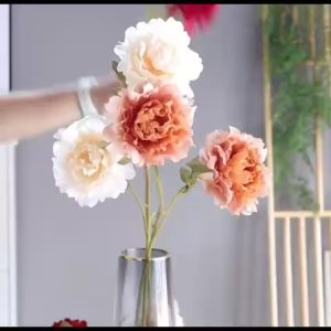 Cành Hoa Mẫu Đơn Cao Cấp Loại To Sang Trọng Trang Trí Nhà Cửa