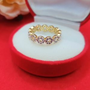 แหวนทองฝังเพชร แหวนพลอย แหวนทอง เสริมดวงเสริมบารมี มีชัยแก่ศัตรู ร่ำรวย ใส่ออกงานได้ ทองชุบ ไม่ลอกไม่ดำ ใส่อาบน้ำได้