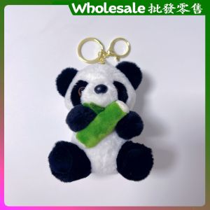 Original Chinese Panda Handbag Pendant Fancy Car Keychain Cultural and Creative Couple Chengdu Gift Fashion Souvenir