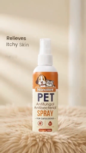NANOVET ANTIFUNGAL & ANTIBACTERIAL SPRAY 150ML