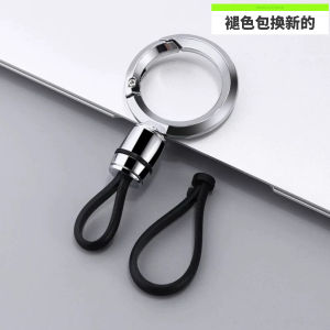 Mens Car Keychain Metal Simple Anti-Lost Waist Hanging Ring Decorative Business Lock Key Ring AINY Brand Driving Personal Accessories