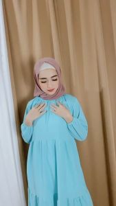 Sabrina Midi Dress Tunik Jumbo | Tunik Muslim Polos