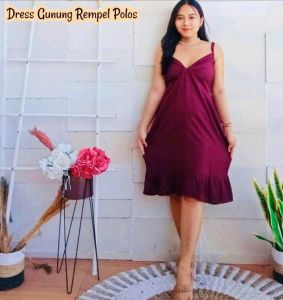DRESS GUNUNG RAFLE DRESS WANITA DEWASA