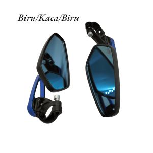 Spion Oval Jepit Stang SuperMoto Traill cross Crf 150 KLX 150 Byson Tiger Old PNP Model New Oval Jepit Stang