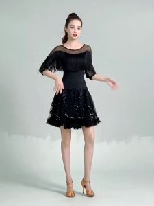 322เสื้อเต้นรำสตรีแขนสั้นแฟชั่นใหม่สำหรับฝึกซ้อม ชุดเต้นรำสตรีท ชุดเต้นรำสากล ชุดเต้นรำลาติน ชุดเต้นรำโมเดิร์น