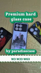 W3 Abstrak Vivo Y73s 5G - ALL TYPE VIVO XIAOMI OPPO SAMSUNG POCO REALME - Premium Hard Glass Case - Soft Rubber Bumper - Custom Case