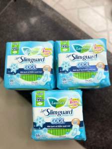 COMBO 3g BĂNG VỆ SINH LAURIER COOL 1mm 16M 225cm