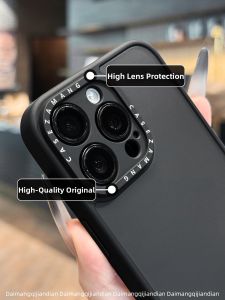 DAIMANG | Unique Premium Matte Black Phone Case Anti-Dust Anti-Fingerprint