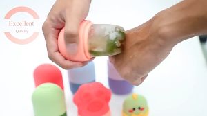 💖Christmas Gift💖 Ice Rollers Facial Silicone Massager Face Relaxation Skin Care Ice Cube Face Contour Cooling Massager Skin Care Beauty Tool硅胶冰敷