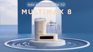 (Multimax 8) Máy tiệt trùng và hâm nước pha sữa đa năng điện tử Fatzbaby - Fatz FB9022BK MGG