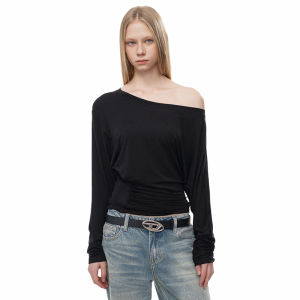 Original OFFSOUL Long Sleeve T-Shirt Womens Loose Fit Casual Style Casual Cotton Viscose Polyester Spring Autumn Top