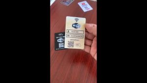 Wi-Fi Card  การ์ดไวไฟ แบ่งปัน Wi-Fi ด้วยการ์ด NFC เชื่อมต่อลูกค้า เข้ากับ wifi ของคุณได้อย่างรวดเร็ว