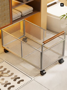 Bathroom Multi-functional Storage Rack with Wheels