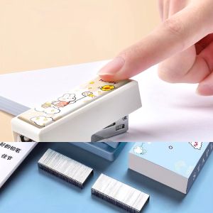 Máy dập ghim bấm  mini sắc màu kèm hộp 400 ghim -Lumbley