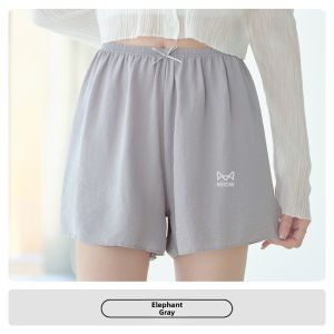 MiiOW | Anti-Slip Non-Rolling Loose Thin Short Pants Cool and Breathable Home Sleepwear