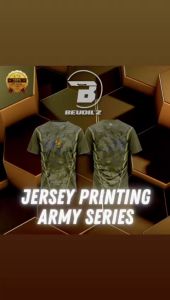 KAOS Jersey army TNI AD ekspresi / jersey olahraga / kaos army BEUDILZ BDL19