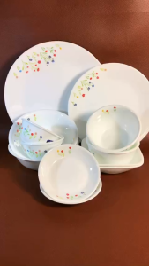 Corelle USA - Flower Hill - Bộ sưu tập Tô chén dĩa Hoa sơn cước -FWH-LP [Bán Lẻ]