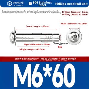 GUWANJI | Stainless Steel Internal Expansion Bolt