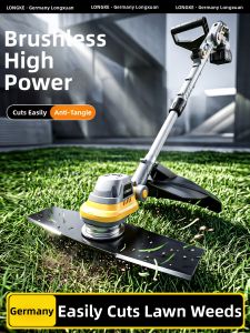 LONGKE | High-power Rechargeable Lithium Battery Powered Grass Trimmer