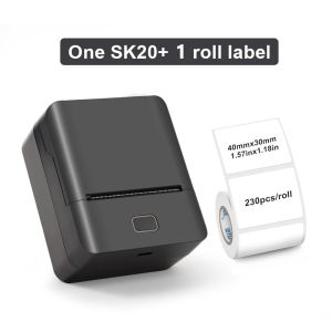 SINMARK Label Maker Mini Portable Thermal Printer Self-adhesive Label Printer Similar as E210 M110 P50 Print Label Sticker