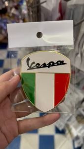 Tem trang trí dán xe Vespa kiểu tấm khiêng.(giá 1 cái).