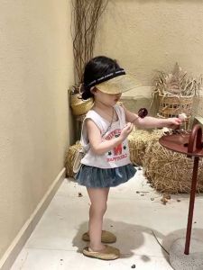 Set váy bò kèm áo cực dễ thương cho bé gái