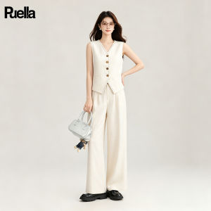 puella | French Style Vintage Chic V-Neck Slimming Vest Top for Summer
