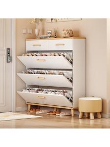 MOLORE | Ultra-thin Tiltable Shoe Cabinet for Indoor Entryway Wall-leaning