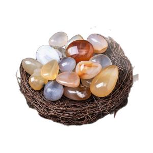 OUHUAGUAN | Natural Multicolored Rainflower Pebbles for Aquarium and Flower Pot