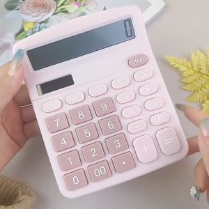 Máy Tính Cầm Tay Mini Bỏ Túi Sử Dụng Năng Lượng Mặt Trời Hoặc Pin CINDY5253 YG