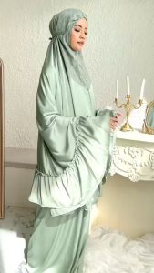 ROCELLA Mukena Shalimar: Kualitas Premium Bahan Silk Premium