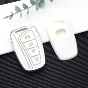 TPU Remote Key Case Cover Holder for Hyundai Genesis G80 Grandeur HG Sedan Santa Fe 3DM Grand SantaFe IX45 EQUUS Azera Shell Fob