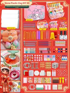 Child-friendly Non-toxic Rapid Modeling Clay DIY Kit