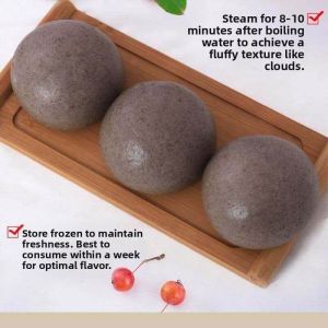 Healthy Buckwheat Whole Wheat Mantou Black Nutritious