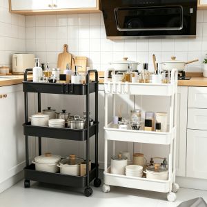 MINGZHIYIFAN | Tủ Lưu Trữ Đa Tầng Di Chuyển Tiết Kiệm Không Gian