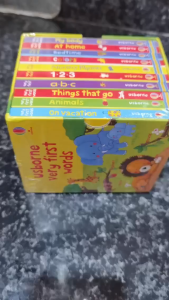 Usborne very first words usborne books box set of 10 boardbook brandnew for 2-4 years Early childhood education books