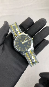 [Gift][With Box]ORUSS Original Men Luxury Stainless Steel Luminous Waterproof Dual Calendar Silver Watch Analog Fashion Korean Automatic Quartz Wrist Watch For Men