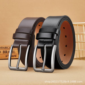 Belt Mens Pin Buckle High-end Sense Simple Youth Casual Jeans with Young Mens Korean Version Student Versatile Tide