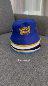 Topi Anak Fashion: Topi Bucket Hat Anak Premium 1-6 Tahun Super Star Laki-Laki & Perempuan