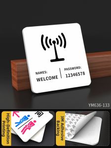 Monitor WiFi Access Information Signage