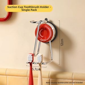 TOOLCLUB | Wall-mounted Drill-free 304 Stainless Steel Toothbrush Holder