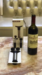 5PCS Wine Vacuum Air Pump Set Tropical Climate Wine Preservation For Home Hotel