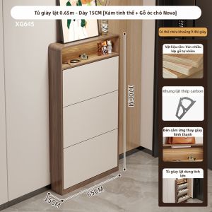 ZUNTONGGE | Tủ Lưu Trữ Gỗ Mỏng 15cm
