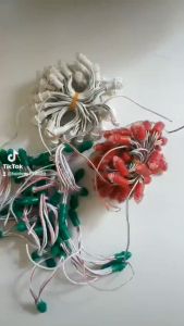 Combo 10 dây Đèn LED F5 dùng điện 12V siêu kín nước dùng quấn cây trang trí ngoài trời