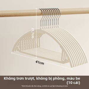 Citylong | Giá Treo Quần Áo Velvet Chống Trượt Không Lăn Ép Đệm Vai Dày