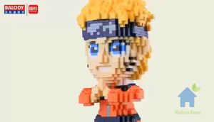 Naruto Cartoon Anime Nano Blocks - 5300PCS Naruto, 2547PCS Sasuke, 2033PCS Gaara, 1932PCS Jiraiya, 1518PCS Kakashi - Eco-friendly Plastic ABS - Desktop Decor and Toy Gifts