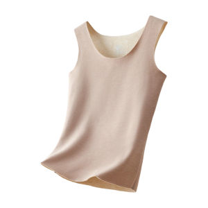 Miiow | Thickened Thermal Vest Womens Winter Warm Fleece Lined Seamless Heating Underwear Catman Autumn Winter Essential Base Layer Top