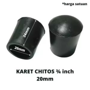 karet kaki chitos/COP 3/4 inch 20mm karet tapak kaki aas kaki meja kursi rak