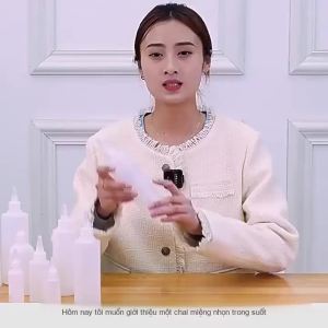 HNKMP | 【10-1000ML Empty Plastic Squeeze Dropper Bottle With Screw Cap Semi-transparent Eyes Liquid Ink Oil Paint Pigment Container】