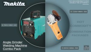 Makita 2-piece inverter welding machine + angle grinder and accessories set